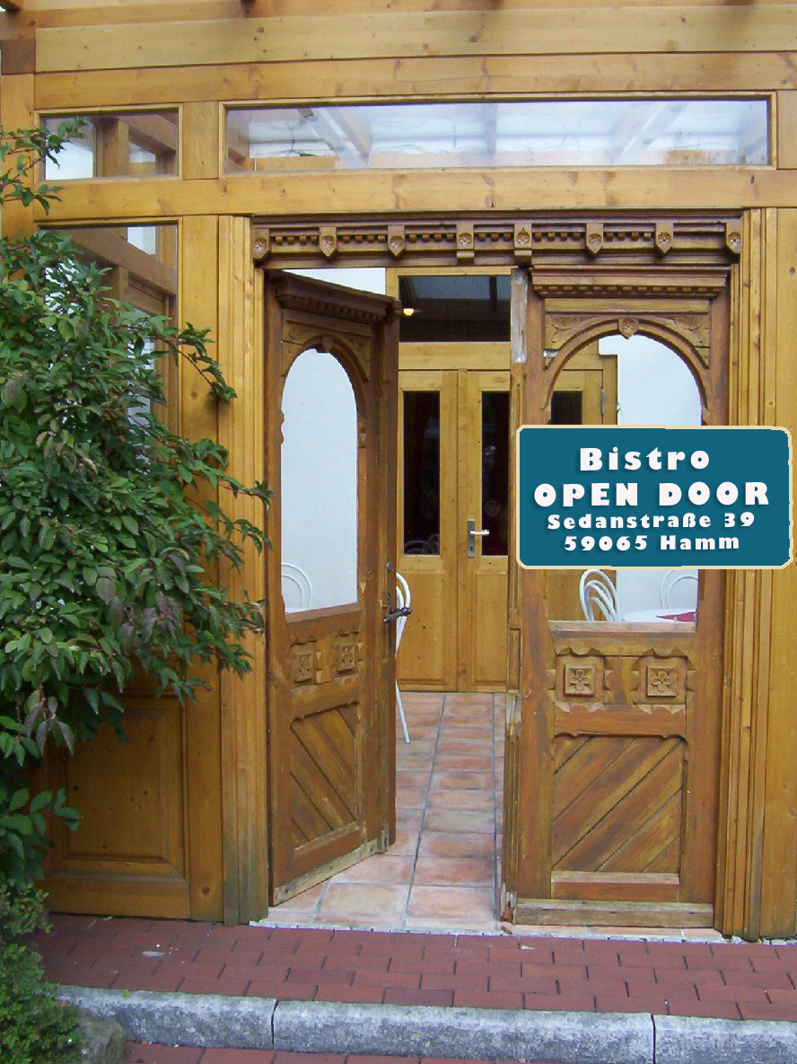 bistro open door